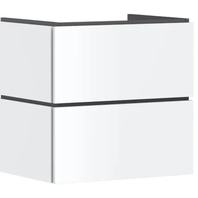 Hansgrohe Xilesa E - izlietnes apakšskapītis, 62x63x47 cm, 2 atvilktnes, matēti balts 54294700