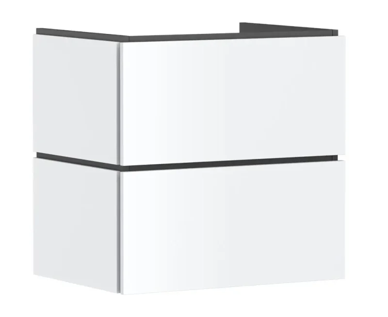 Hansgrohe Xilesa E - izlietnes apakšskapītis, 62x63x47 cm, 2 atvilktnes, matēti balts 54256700