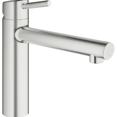 Grohe Concetto - virtuves izlietnes vienas sviras maisītājs, SuperSteel 31128DC1