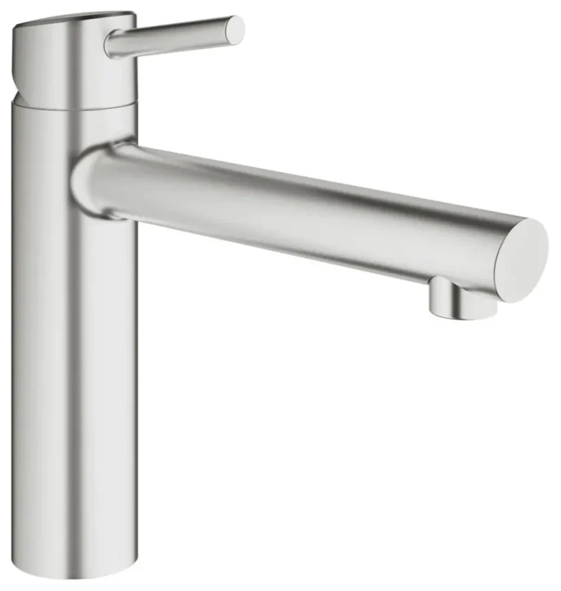 Grohe Concetto - virtuves izlietnes vienas sviras maisītājs, SuperSteel 31128DC1