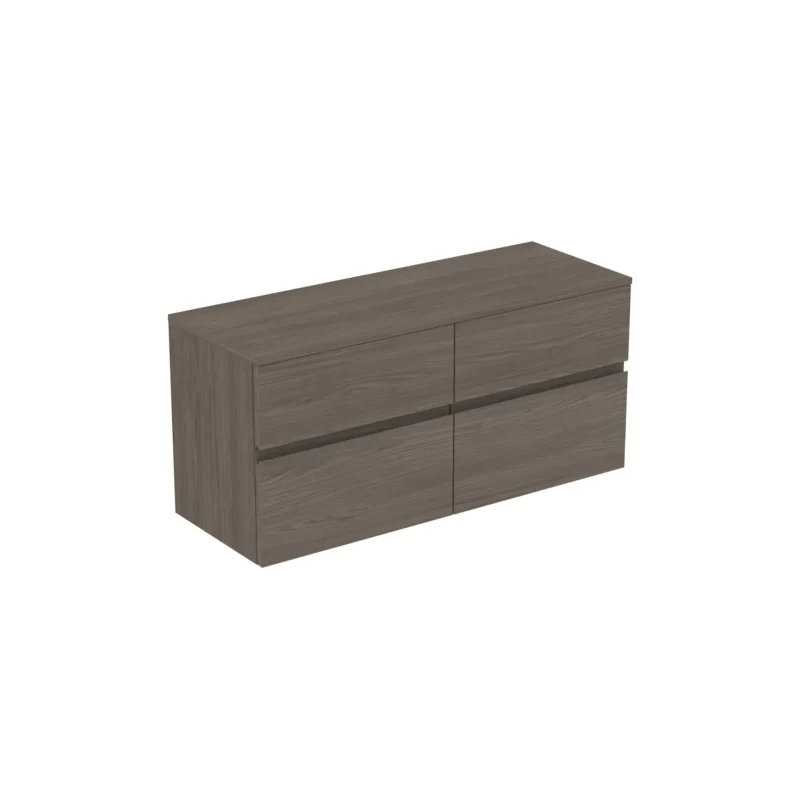 Ideal Standard Finesse - izlietnes skapītis, 120x44x56 cm, 4 atvilktnes, Dark Elm E3426UR