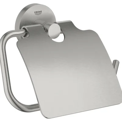 Grohe QuickFix Start - tualetes papīra turētājs, Supersteel 41179DC0