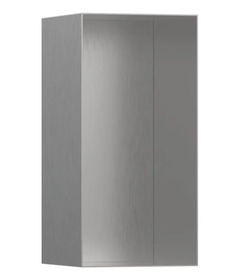 Hansgrohe XtraStoris Minimalistic - sienas niša, 30x15x14 cm, matēts nerūsējošais tērauds 56076800