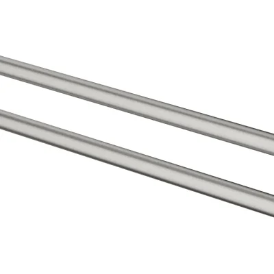 Grohe QuickFix Start Cube - dubultais dvieļu turētājs, garums 44 cm, Supersteel 40976DC0