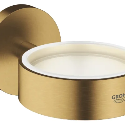 Grohe Essentials - stikla/ziepju turētājs, Cool Sunrise birstēts 40369GN1