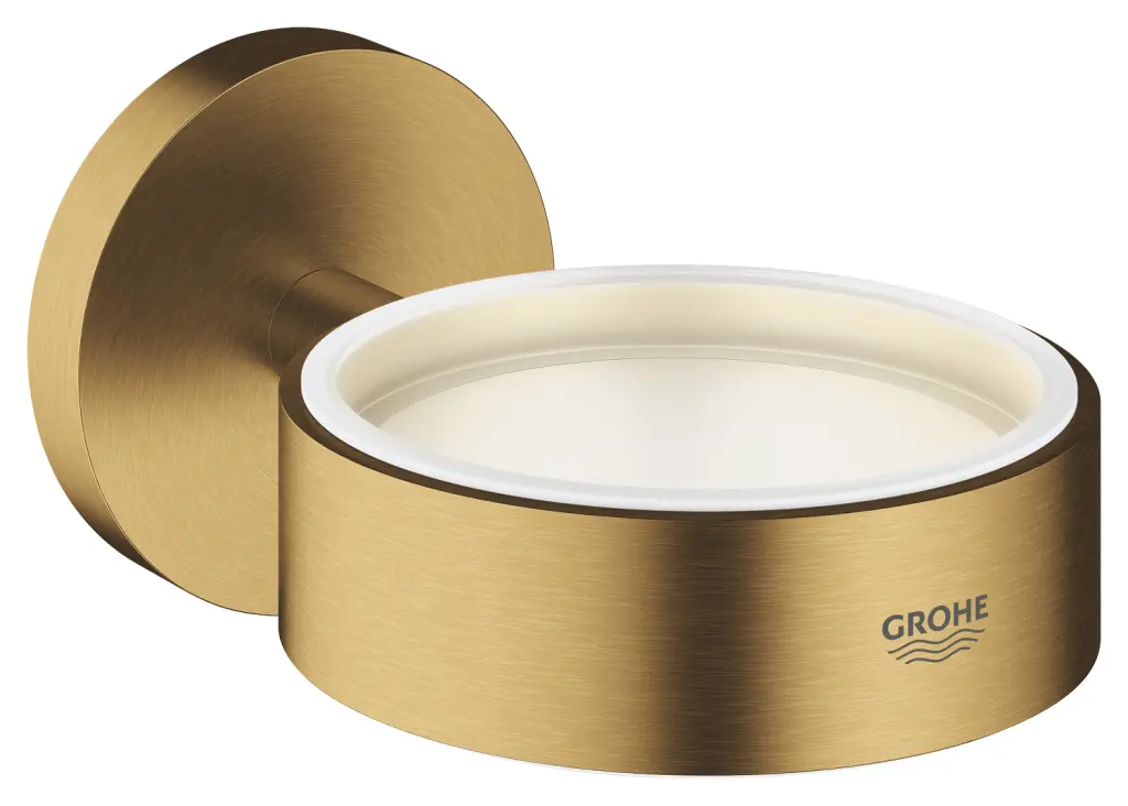 Grohe Essentials - stikla/ziepju turētājs, Cool Sunrise birstēts 40369GN1