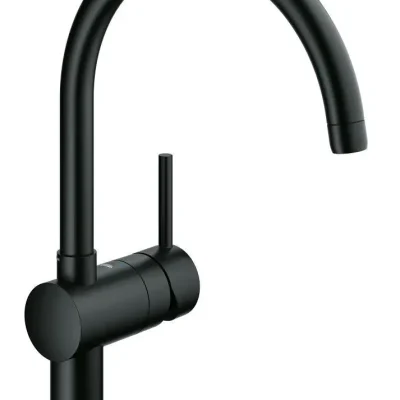 Grohe Minta - virtuves izlietnes vienas sviras maisītājs, melns 32917KS0