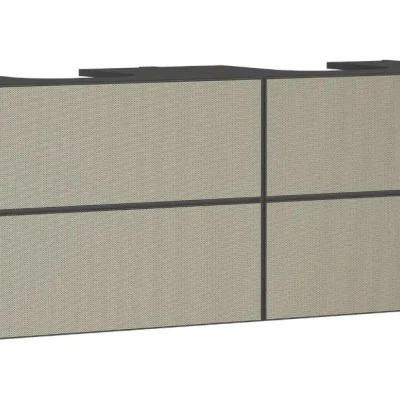Hansgrohe Xevolos E - izlietnes apakšskapītis 137x56x55 cm, 4 atvilktnes, matēti pelēks/bronza 54198390