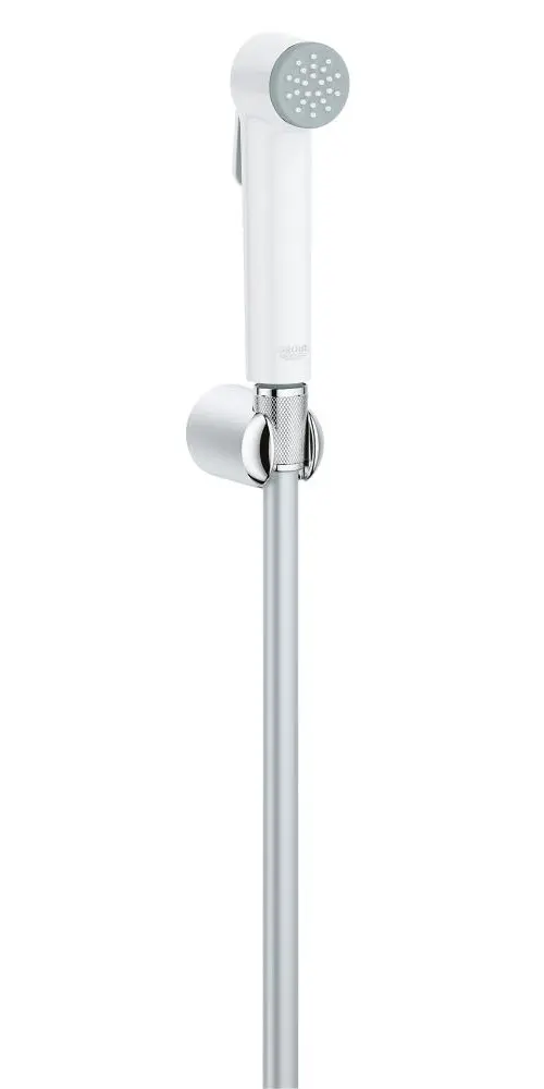 Grohe Tempesta-F - bidē rokas duša ar turētāju un šļūteni 1,25 m, hroms/balts 27812IL1