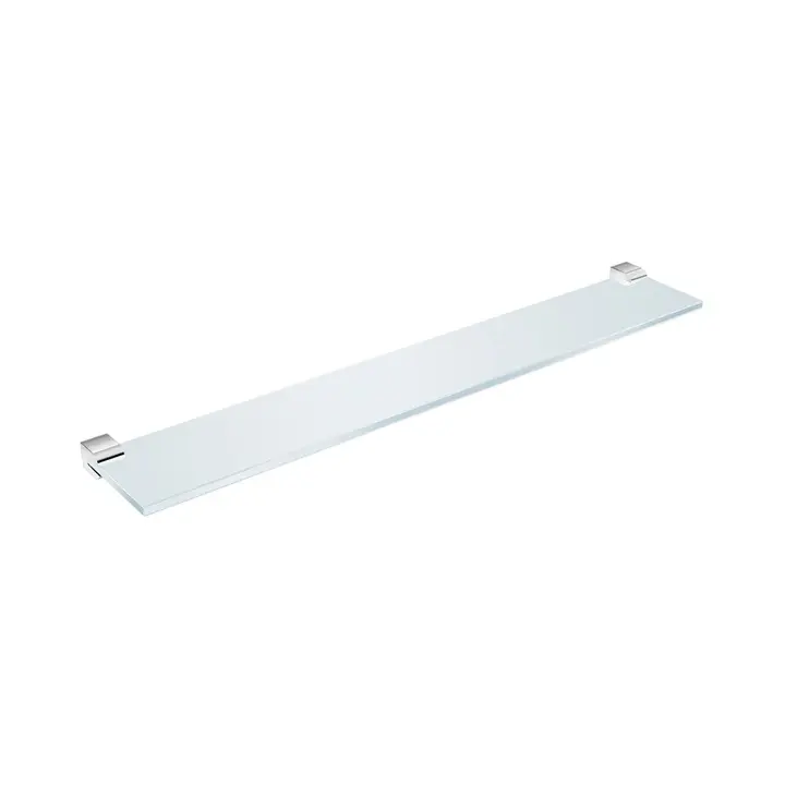 Jika Pure - stikla plaukts 60 cm, hroms H3853B20040001