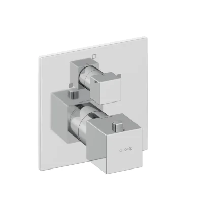 Kludi Decus - zemapmetuma termostata maisītājs 2 patērētājiem, hroms 548100575