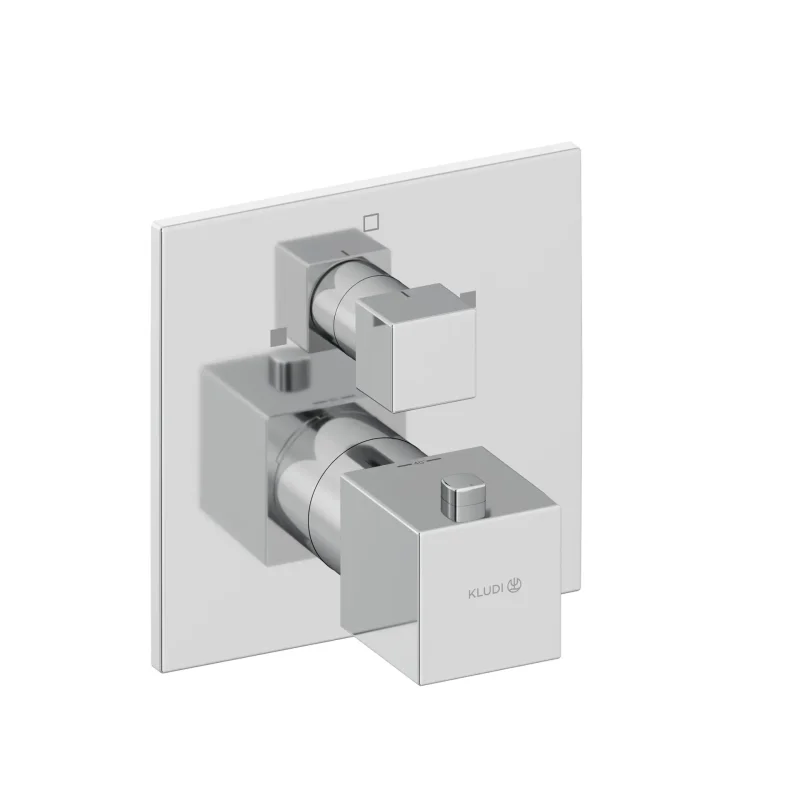 Kludi Decus - zemapmetuma termostata maisītājs 2 patērētājiem, hroms 548100575