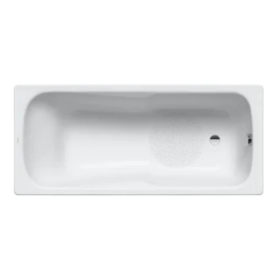 Kaldewei Ambiente - Taisnstūrveida vanna Dyna komplekts 622, 180x80 cm, neslīdoša, pērļu efekts, balta 226430003001