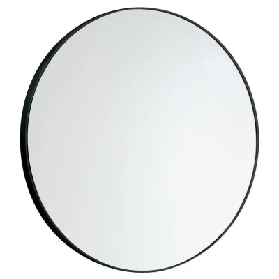 Aqualine spoguļi - spogulis, diametrs 60 cm, melns 6000