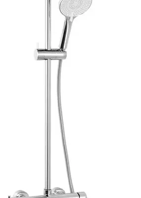 Sapho Iconic - dušas komplekts ar maisītāju, diametrs 25 cm, 3 strūklas veidi, hroms AF139