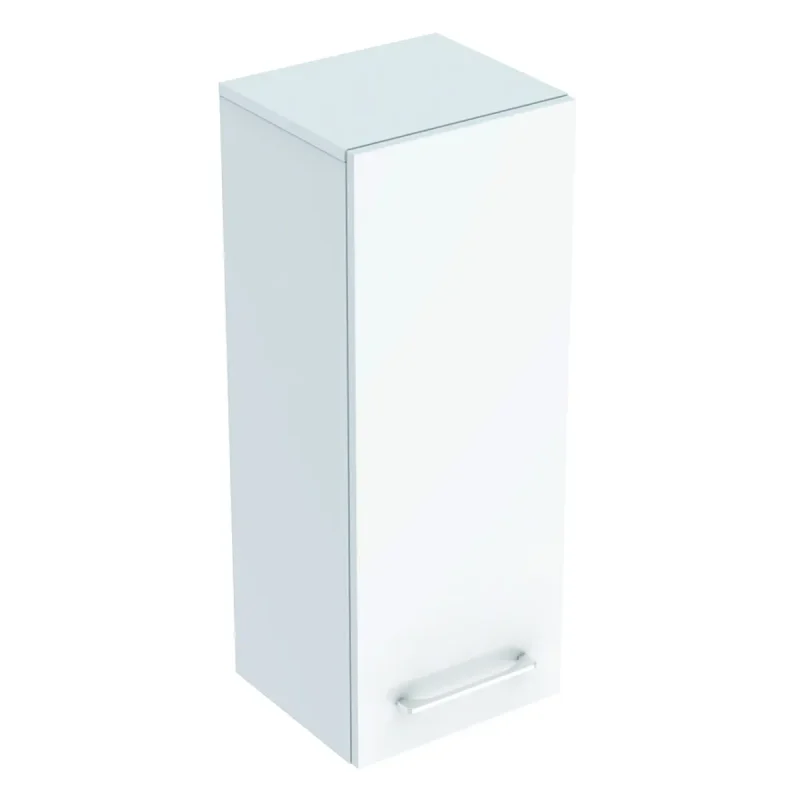 Geberit Selnova Square - Sānu augšējais skapis 65x33x30 cm, 1 durvis, spīdīgi balts 501.276.00.1
