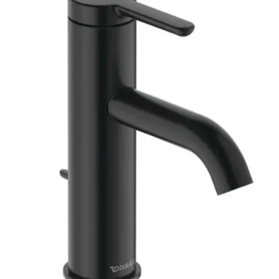 Duravit C.1 - izlietnes maisītājs ar izteku, matēti melns C11020001046