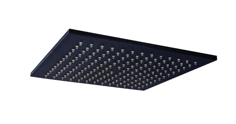 Paffoni Level - galvas duša Syncro King, 30x30 cm, matēti melns ZSOF078NO