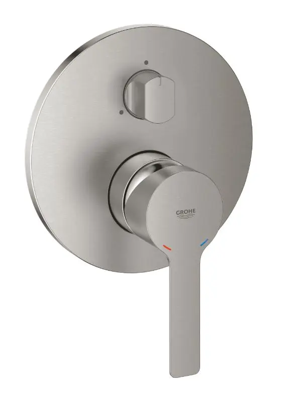 Grohe Lineare - zemapmetuma maisītājs 3 patērētājiem, SuperSteel 24095DC1