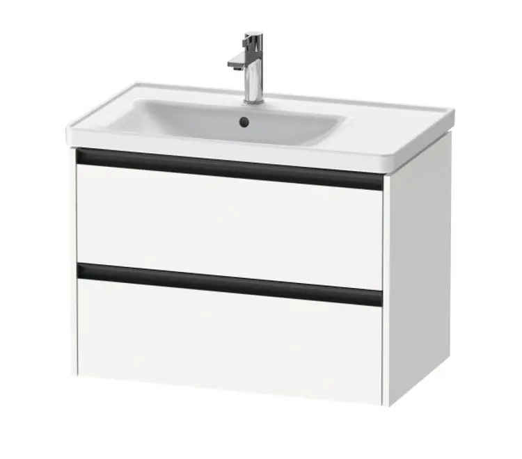 Duravit Ketho.2 - izlietnes skapītis, 55x78x46 cm, 2 atvilktnes, balts matēts K25285018180000