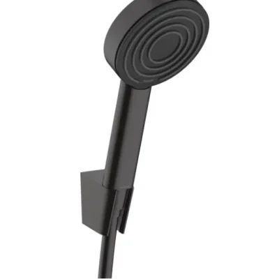Hansgrohe Pulsify S - dušas galva komplekts, 1 strūkla, turētājs un šļūtene 125 cm, melns matēts 24301670