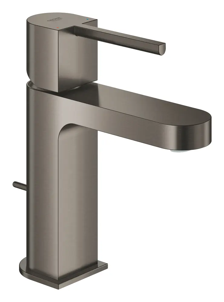 Grohe Plus - izlietnes maisītājs ar noteci, Hard Graphite birstēts 32612AL3