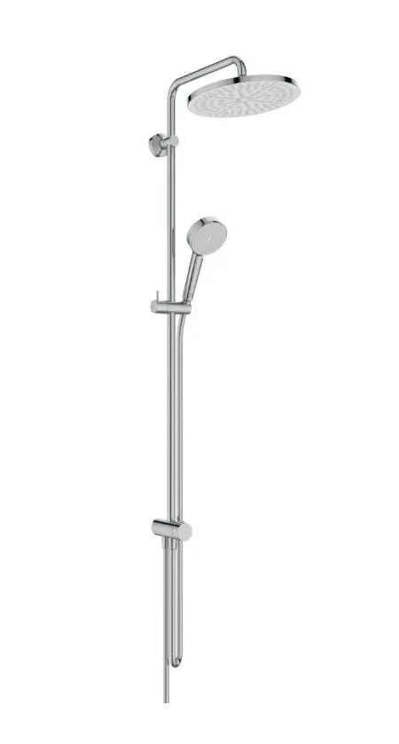 Ideal Standard Ceratwist T25 - dušas komplekts bez maisītāja, diametrs 26 cm, 2 strūklu veidi, hroms BE229AA