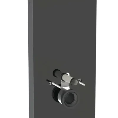 Geberit Monolith Plus - sanitārais modulis sienas WC, 101 cm, pieslēgums apakšā, stikls/melns 131.221.SJ.7