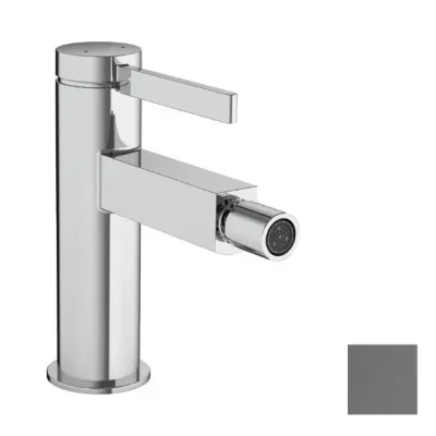 Hansgrohe Finoris - bideta maisītājs ar Push-Open noteces komplektu, melns hroms, matēts 76200340