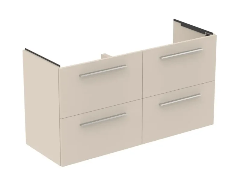 Ideal Standard i.Life A - izlietnes skapis, 120x63x44 cm, 4 atvilktnes, matēti smilšu T5513NF