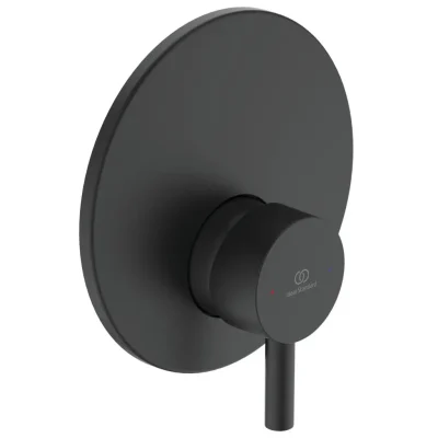 Ideal Standard CeraLine - dušas maisītājs, zemapmetuma ar 1 izvadu, melns BD138XG