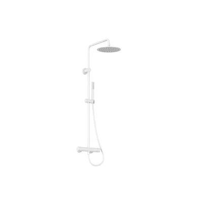 Ravak - dušas komplekts ar termostatu, diametrs 25 cm, matēti balts X070579