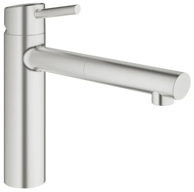 Grohe Concetto - virtuves izlietnes vienas sviras maisītājs, SuperSteel 31129DC1