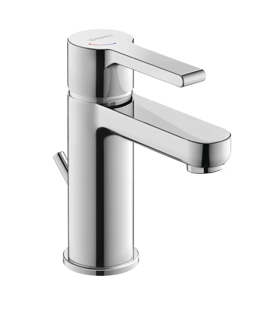 Duravit B.2 - izlietnes maisītājs ar noteces komplektu, MinusFlow, FreshStart, hroms B21013001010