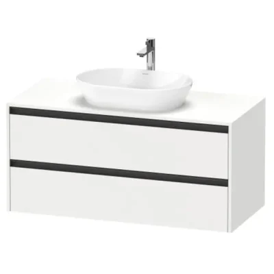 Duravit Ketho.2 - izlietnes skapītis, 57x120x55 cm, 2 atvilktnes, balts matēts K24897018180000