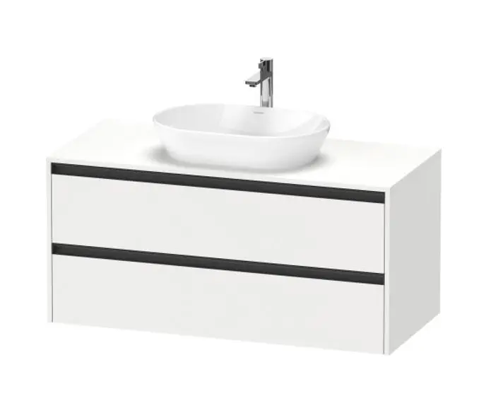 Duravit Ketho.2 - izlietnes skapītis, 57x120x55 cm, 2 atvilktnes, balts matēts K24897018180000