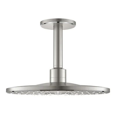 Grohe Rainshower SmartActive - galvas duša 310, dušas sviras 14 cm, 2 strūklu veidi, Supersteel 26477DC0