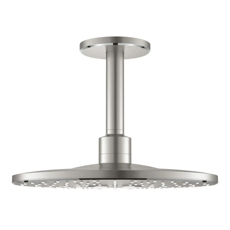 Grohe Rainshower SmartActive - galvas duša 310, dušas sviras 14 cm, 2 strūklu veidi, Supersteel 26477DC0