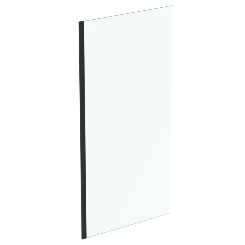Ideal Standard Connect 2 - dušas siena Wetroom 90 cm, melns/caurspīdīgs K9377V3