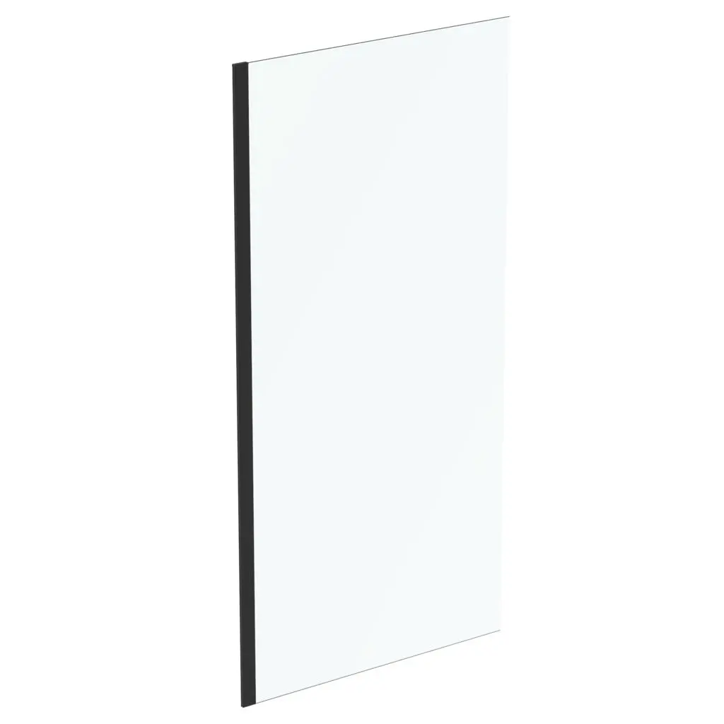 Ideal Standard Connect 2 - dušas siena Wetroom 100 cm, melna/caurspīdīga K9378V3