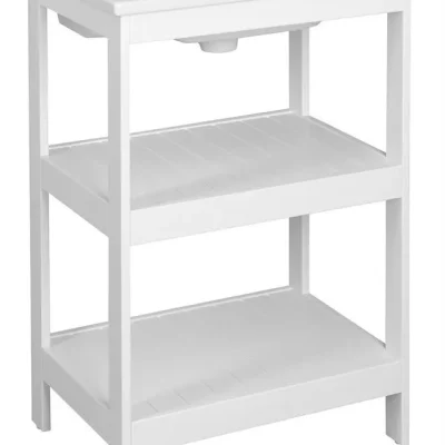 Aqualine Etide - izlietnes skapītis 52x85x44 cm, balts ET505