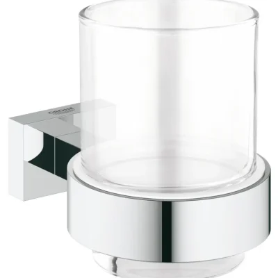 Grohe Essentials Cube - zobu birstes trauks ar turētāju, hromēts 40755001
