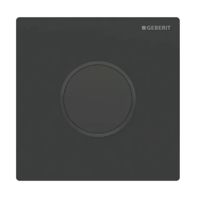 Geberit skalošanas sistēmas - pisuāra vadība ar elektronisku skalošanas aktivizēšanu tips 10, tīkla darbība, easy to clean, melns matēts 116.025.16.1