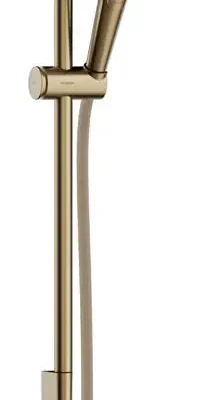 Hansgrohe Rainfinity - dušas komplekts: rokas duša, stienis un šļūtene, 3 strūklas veidi, birstēta bronza 28745140