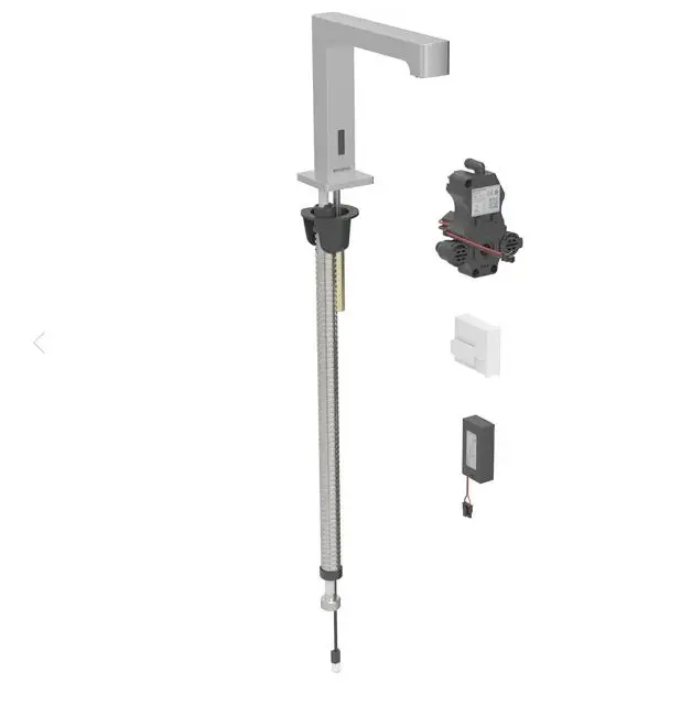 Geberit Brenta - elektronisks izlietnes maisītājs, darbība ar baterijām, easy to clean, matēts nerūsējošais tērauds 116.194.SN.1