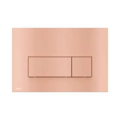Alcadrain Thin - vienā līmenī montējama vadības plate, matēti sarkanzelta M57-RG-M