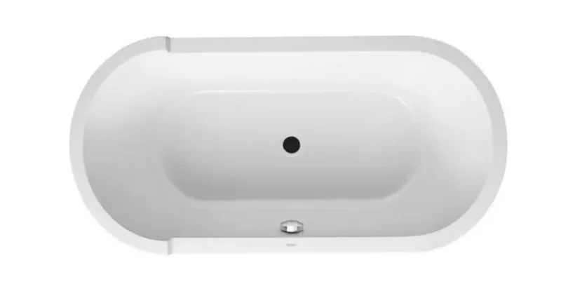 Duravit Starck - brīvi stāvoša vanna, 160x80 cm, balta 700409000000000