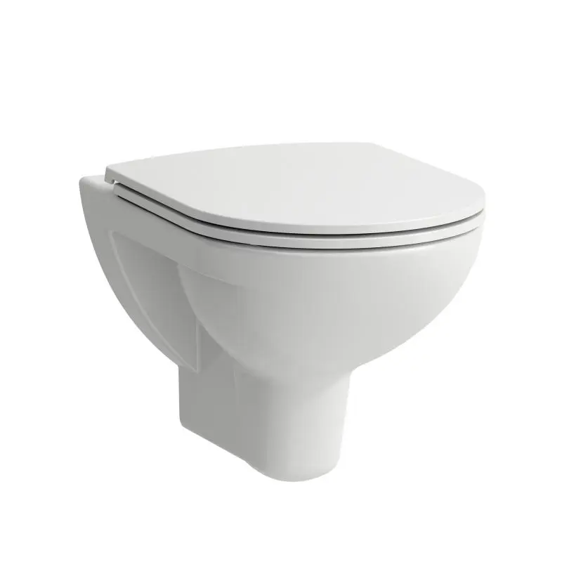 Laufen Pro - piekaramais WC ar sēdekli Slim, Slowclose, Rimless, balts H8669510000001