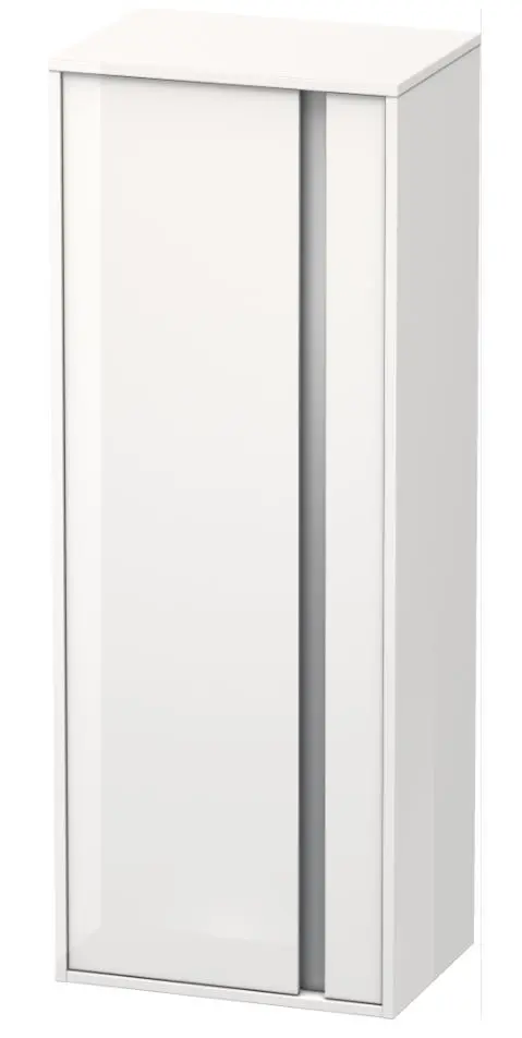 Duravit Ketho - augstais skapītis 132x50x36 cm, pa kreisi, balts spīdīgs KT1267L2222