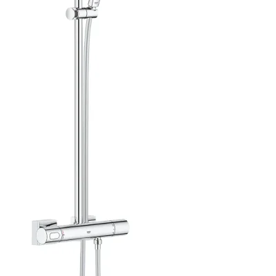 Grohe Rainshower SmartActive Cube - dušas sistēma 310 ar termostatu, 3 strūklas veidi, hroms 26649000